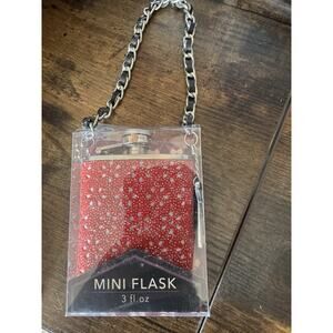 Wild Eye Designs, Mini Flask, Red, BRAND NEW